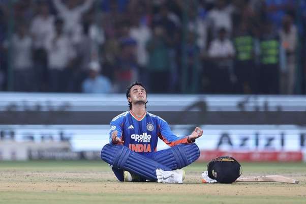 Abhishek Sharma. Pic Credits: BCCI