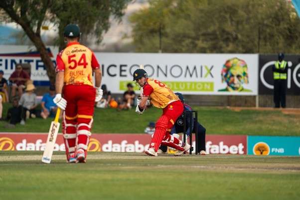 Zimbabwe's Brad Evans. Pic Credits: Namibia Cricket