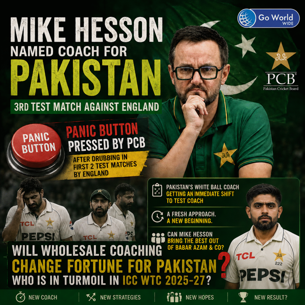 Mike Hesson. named Test head coach Pic Credits: X