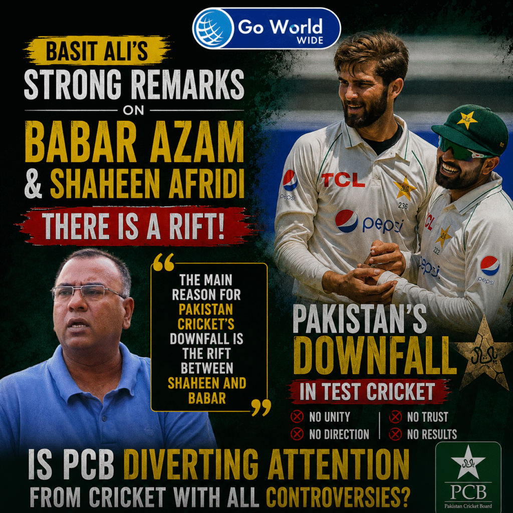 Basit Ali's take on Shaheen Afridi & Babar Azam. Pic Credits: X
