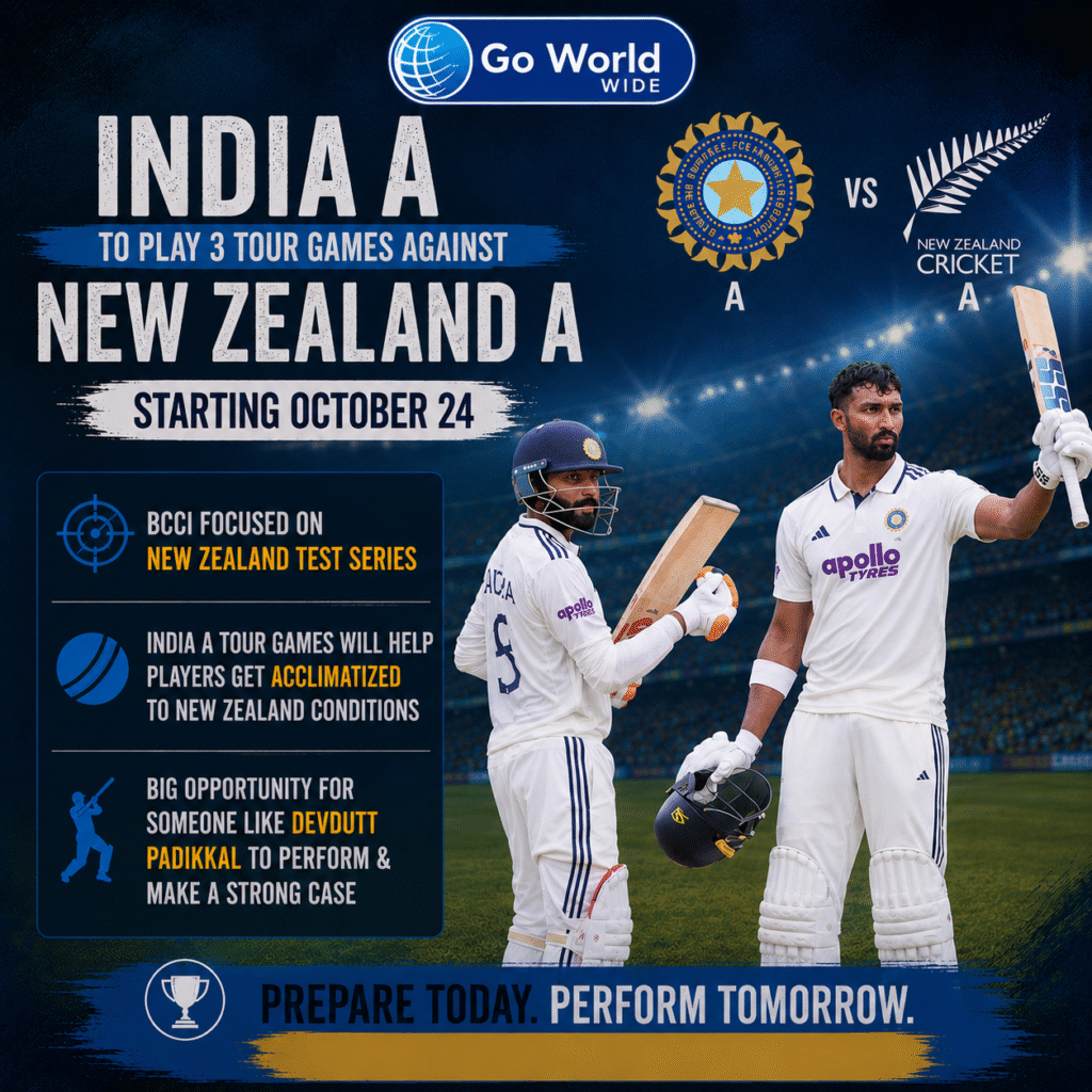 India A vs New Zealand A matches aligned up. Pic Credits: X