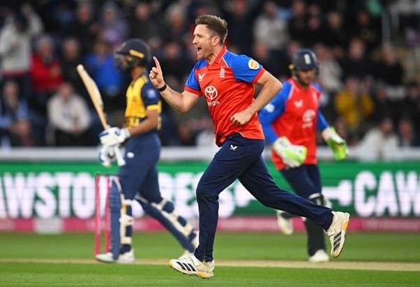 England's Liam Dawson vs Sri Lanka. Pic Credits: PA