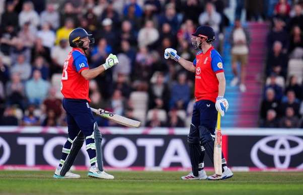 Jos Buttler & Harry Brook vs Sri Lanka. Pic Credits: PA Images