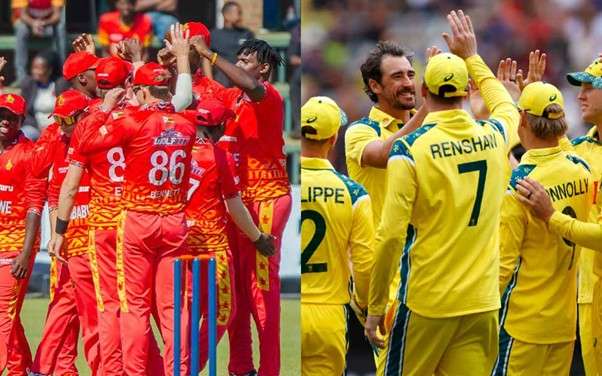 Zimbabwe vs Australia. Pic Credits: Getty Images