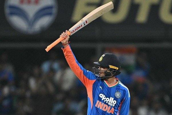 Abhishek Sharma. Pic Credits: AFP