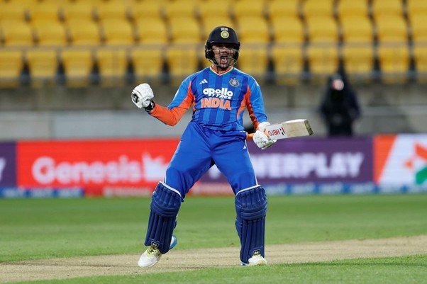 New Zealand vs Abhishek Sharma. Pic Credits: BCCI
