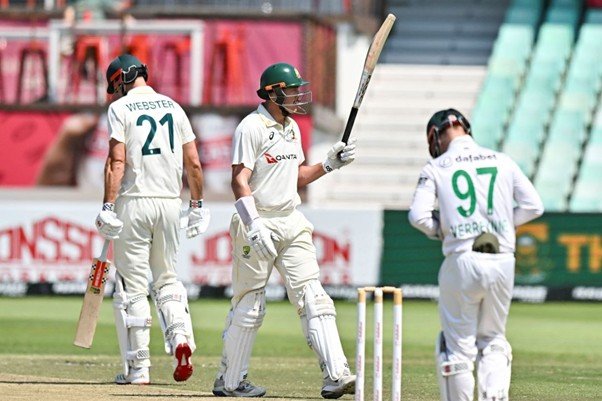 Australia's Matthew Renshaw vs Proteas. Pic Credits: Gallo Images
