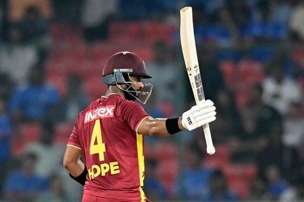 Shai Hope. Pic Credits: AFP
