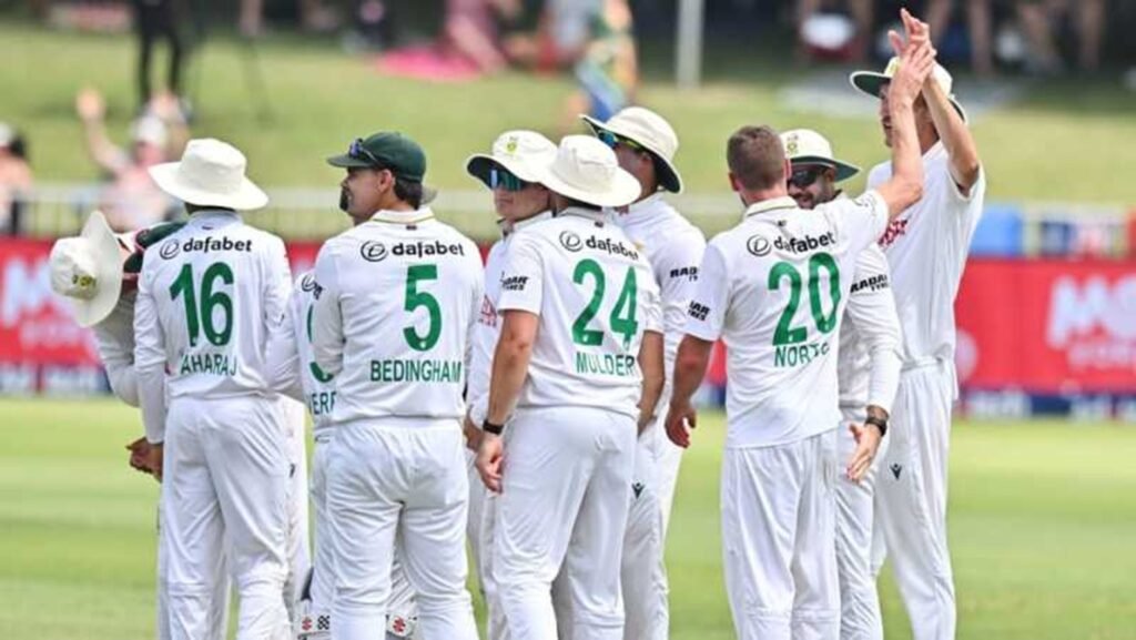 Anrich Nortje & South Africa National Cricket Team. Pic Credits: Getty Images