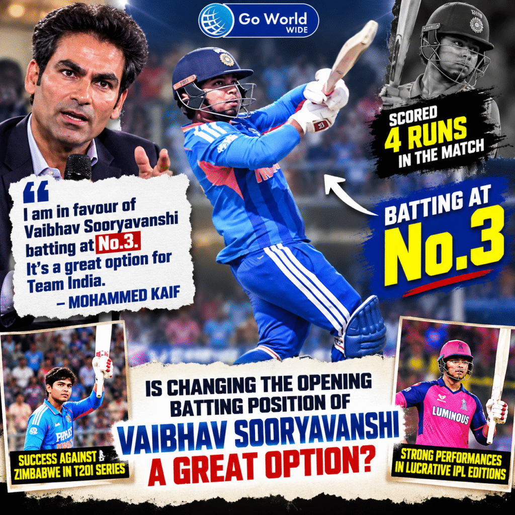 Vaibhav Sooryavanshi, Mohammed Kaif, RR & Indian Cricket Team. Pic Credits: X